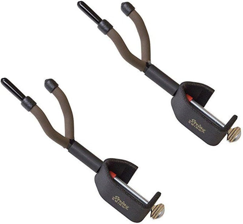String Swing Violin Hanger for Microphone or Music Stand - Padded Holder with Bow Support - Image 1